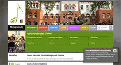Desktop Screenshot of musikschule-gladbeck.de