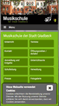 Mobile Screenshot of musikschule-gladbeck.de